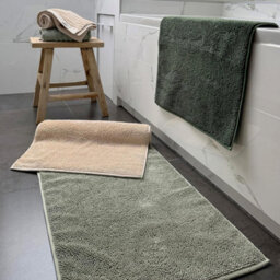 Misona Luxury Loop Reversible Organic Cotton Bath Mat - Natural - thumbnail 3