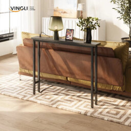 Console Table Sofa Table Hallway Table Entryway Display Shelf With Power Strip - thumbnail 4
