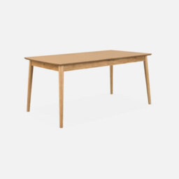 Sweeek - 6 To 8-Seater Extendable Rectangular Dining Table Lina Natural 210X90X75 Cm - thumbnail 4