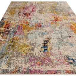 Furniturebox Uk Haze Abstract Multicolour Rug 120X170 - thumbnail 3