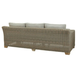 Wyld Haus Thai Grey Wicker Outdoor Three Seater Sofa - thumbnail 6