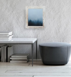 Frames By Post Metro Distressed White Frame With Red Mount For Image Size A2 - thumbnail 4