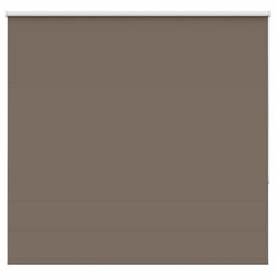 Berkfield Durable Roller Blind Blackout Coffee 160X175 Cm Fabric Width 156.6 Cm Polyester - image 1