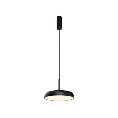 Luminosa Lighting Luminosa Gerhard Modern 30Cm Dome Pendant Ceiling Light Black 3000K 800Lm - image 1