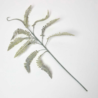 Homescapes Artificial Green Handcrafted Royal Fern Branch, 80 Cm - image 1