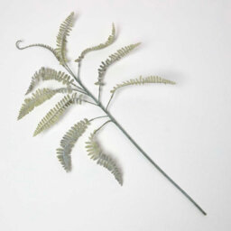 Homescapes Artificial Green Handcrafted Royal Fern Branch, 80 Cm - thumbnail 1