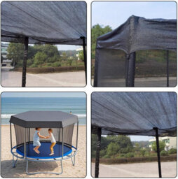 Black Shade Sail Waterproof Uv Resistant - thumbnail 2