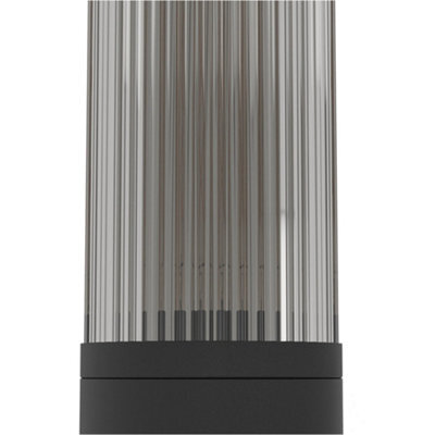 Loops Sleek Modern Black Wall Light For Indoor Minimalist Home Decor - image 1