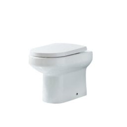 Homestylestore 1050mm White Bathroom Combination Vanity Wc Unit With Toilet And Chrome Pull Handle - thumbnail 3