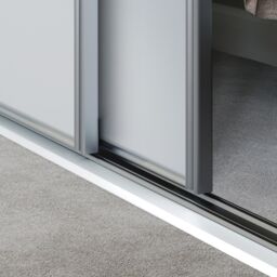 Spacepro Classic 1 Panel Matt White Sliding Wardrobe Door (H)2220mm (W)762mm - thumbnail 3