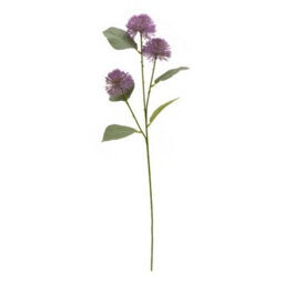 Lavender Viburnum 3 Bud Single Stem Artificial Flower (H) 650mm - thumbnail 1