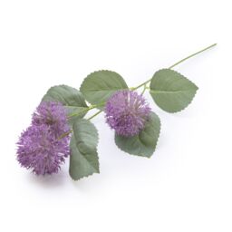 Lavender Viburnum 3 Bud Single Stem Artificial Flower (H) 650mm - thumbnail 2