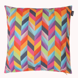 icon Indoor And Outdoor Waterproof Filled Cushion Set Of 2 Rainbow Chevron - thumbnail 2
