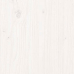 Berkfield Work Bench White 140X50X80 Cm Solid Wood Pine - thumbnail 7