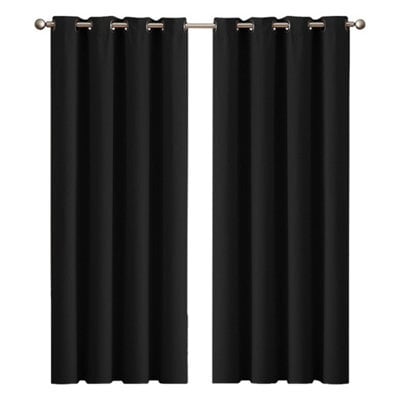 Marlow Blackout Curtains Window Curtain Draperies Pair Eyelet Bedroom Decor - image 1