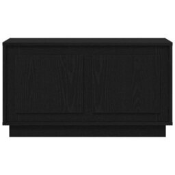 Berkfield Tv Cabinet Black Oak 80X35X45 Cm Engineered Wood - thumbnail 6