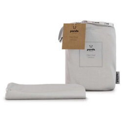 Xample Panda 100% Bamboo Fitted Sheet White 320 Thread Count Deep 32Cm Hypoallergenic Breathable Bed Sheet 5 Sizes - thumbnail 2