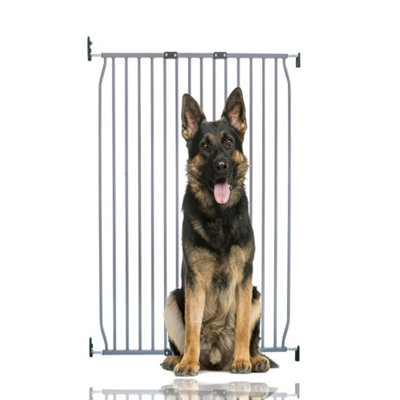 Bettacare Extra Tall Eco Screw Fit Pet Gate, Grey, 90Cm - 100Cm, Extra Tall Gate 100Cm In Height, Screw Fitted Dog Gate - image 1