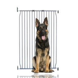 Bettacare Extra Tall Eco Screw Fit Pet Gate, Grey, 90Cm - 100Cm, Extra Tall Gate 100Cm In Height, Screw Fitted Dog Gate - thumbnail 1