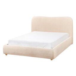 Beliani Ottoman Bed Boucle Blagnac 140 X 200 Cm (Eu Double) Light Beige - thumbnail 7