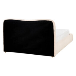 Beliani Ottoman Bed Boucle Blagnac 140 X 200 Cm (Eu Double) Light Beige - thumbnail 9