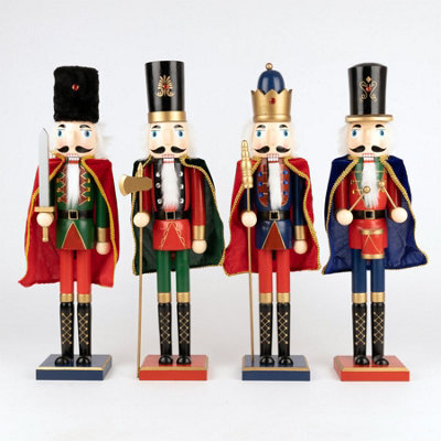 Shatchi 60Cm Wooden Nutcrackers Figures Christmas Ornament Any One - image 1