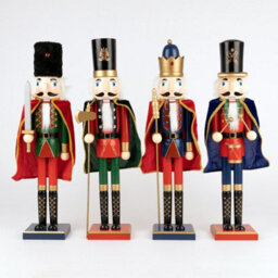Shatchi 60Cm Wooden Nutcrackers Figures Christmas Ornament Any One - thumbnail 2