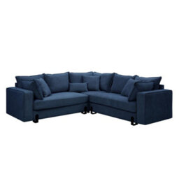 Home Detail Hayley Corner Sofa, Dark Blue Linen - thumbnail 3
