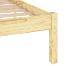 Berkfield Bed Frame Solid Wood Pine 160X200 Cm - thumbnail 6