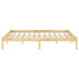 Berkfield Bed Frame Solid Wood Pine 160X200 Cm - thumbnail 5