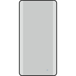 Noir 1200mm X 600mm Black Frame Mirror With Colour Change (11852) - thumbnail 2