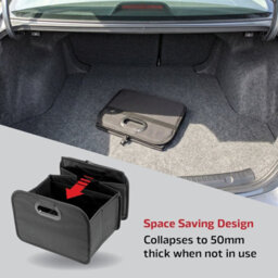 Spares2Go Car Boot Organiser With Mesh Pocket, Washable And Collapsible - thumbnail 5