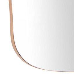 Beliani Wall Mirror Puteaux 70 Cm 92 Cm Metal Gold - thumbnail 5