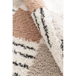 Melrose Nomadic Shaggy Blocks Patterned Indoor Large Area Rug 160/230Cm - thumbnail 2