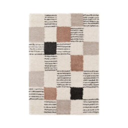 Melrose Nomadic Shaggy Blocks Patterned Indoor Large Area Rug 160/230Cm - thumbnail 4