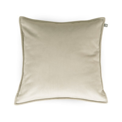 rucomfy Beanbags Rucomfy Velvet 45X45Cm Cushion - Cream - image 1