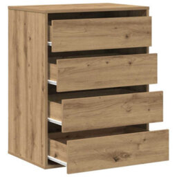 Walplus Corner Chest Of Drawers Artisian Oak 60X41X76 Cm Engineered Wood - thumbnail 5