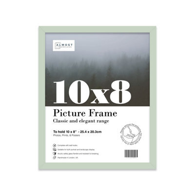 10X8 Mint Green Picture Frame (25.4 X 20.3Cm) Poster, Photo, Artwork, Gallery Wall Or Print - image 1