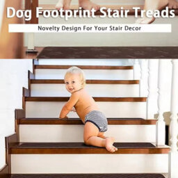 Non Slip Staircase Mat Stair Carpet Treads Stair Pads 15Pcs Rug Tread Safety F - thumbnail 4