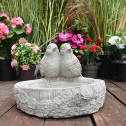 Floor Level Stone Birdbath / Bird Feeder - thumbnail 5