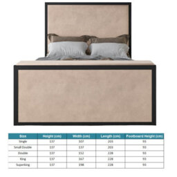 Madrid Upholstered Electric Media  Mink Tv Bed Frame - thumbnail 6
