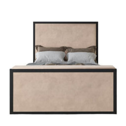 Madrid Upholstered Electric Media  Mink Tv Bed Frame - thumbnail 4