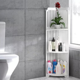 3-Tier Corner Bathtub Rack Bathroom Storage Shelf Organizer - thumbnail 3