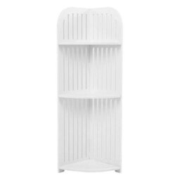 3-Tier Corner Bathtub Rack Bathroom Storage Shelf Organizer - thumbnail 1
