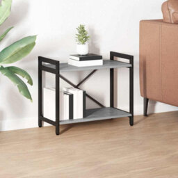 Berkfield Bookcase Grey Sonoma 60 X 30 X 48.5 Cm Engineered Wood - thumbnail 1