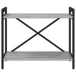 Berkfield Bookcase Grey Sonoma 60 X 30 X 48.5 Cm Engineered Wood - thumbnail 5