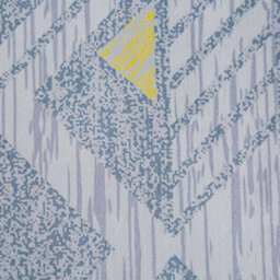 Beliani Grey Yellow Geometric Rug 80 X 150 Cm - Low Pile Polyester - thumbnail 4