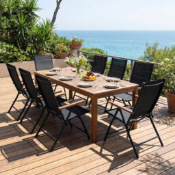 Costway Folding Patio Chairs Set Of 2 Portable Outdoor Dining Chairs With 5-Position Adjustable Backrests - thumbnail 7