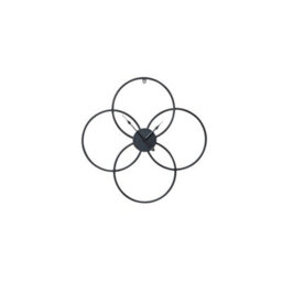 Melody Maison Black Round Clover Wall Clock - 51Cm X 51Cm - thumbnail 6