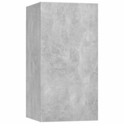 Berkfield 9 Piece Tv Cabinet Set Concrete Grey Engineered Wood - thumbnail 6